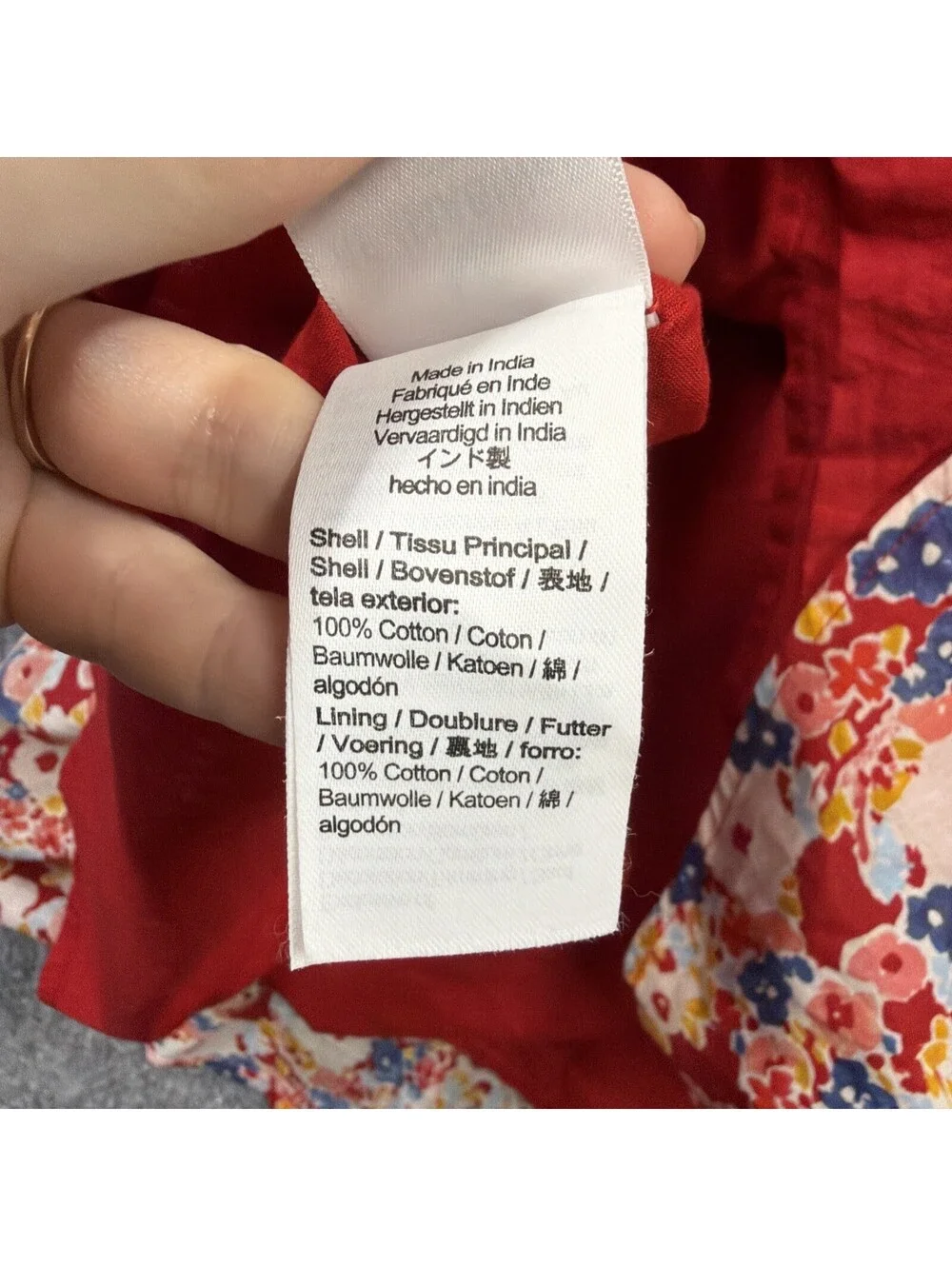 Crewcuts by J Crew Girls Red Flower Dress Size 12